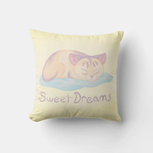 Dreaming Kitten Cushion