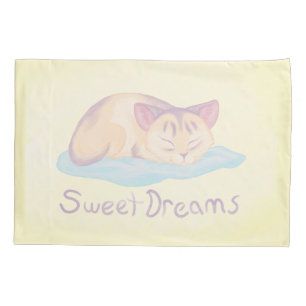 Dreaming Kitten Pillowcase