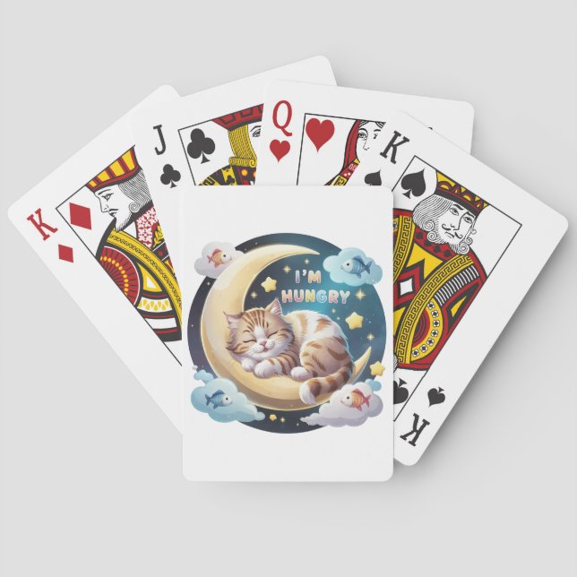 Dreaming Kitten Playing Cards (Back)