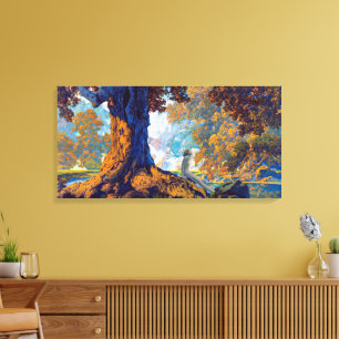 Dreaming Maxfield Parrish Canvas Print