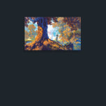 Dreaming | Maxfield Parrish | Canvas Print<br><div class="desc">Dreaming is a 1928 painting by Maxfield Parrish.</div>