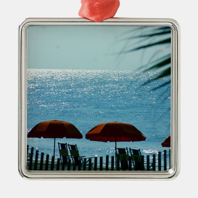 DREAMING OF A BEACH CHRISTMAS ORNAMENT (Front)