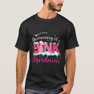 Dreaming Of A Nk Christmas Tree Cakes Santa Hat Xm T-Shirt