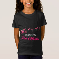 Dreaming Of A Pink Christmas Cute Flamingo