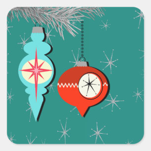 Dreaming of a Retro Christmas Stickers