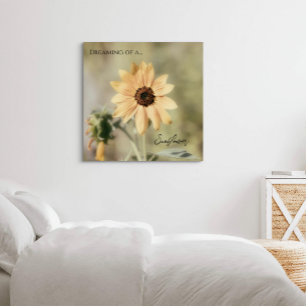 Dreaming Of A Sunflower Poster