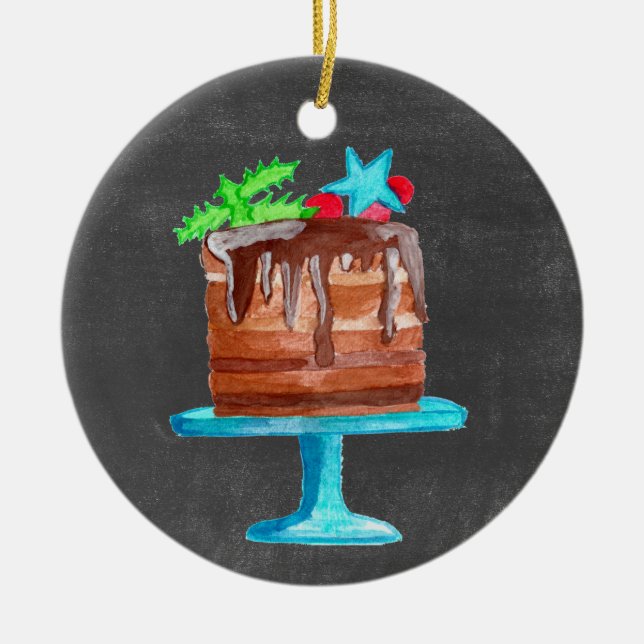 Dreaming of a Sweet Christmas! Ceramic Tree Decoration (Front)