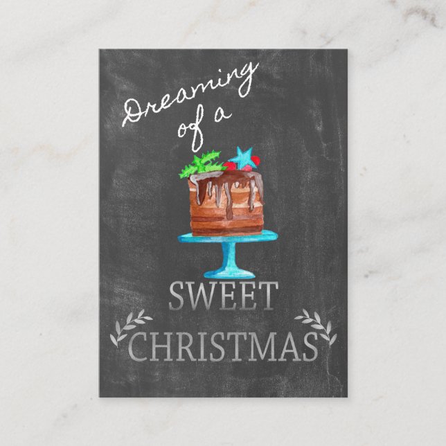 Dreaming of a Sweet Christmas! Enclosure Card (Front)