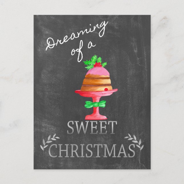 Dreaming of a Sweet Christmas! Postcard (Front)