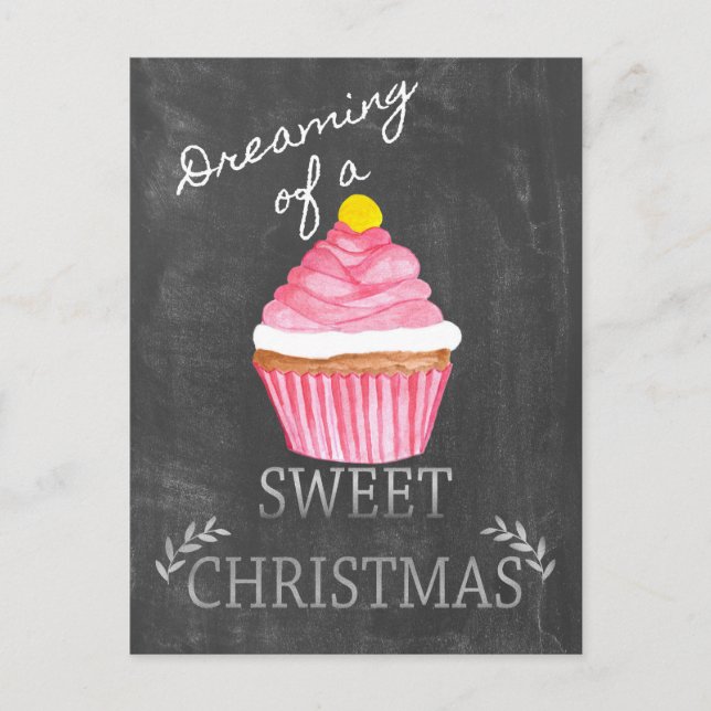 Dreaming of a Sweet Christmas! Postcard (Front)
