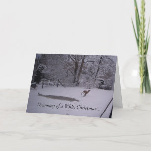 Dreaming of a White Christmas... Holiday Card