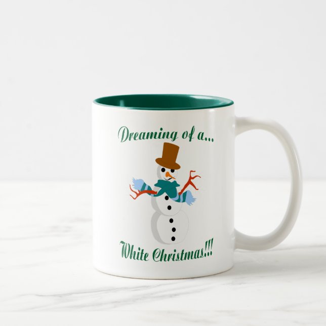 Dreaming Of A White Christmas Mug (Right)