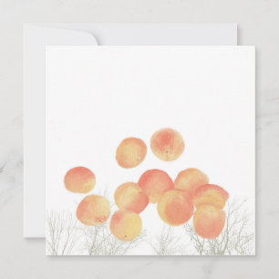 Dreaming of apricots in the winter  card