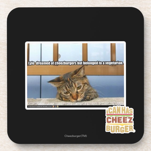 Dreaming of Cheesburgers Coaster (Front)