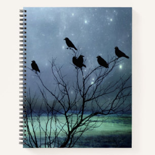 Dreaming Of Crows In A Tree Notebook