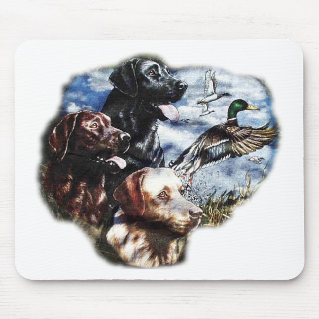 Dreaming of Duck Hunting Mouse Mat (Front)