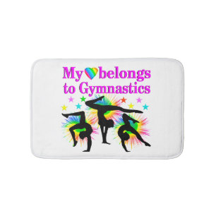 DREAMING OF GYMNASTICS BATH MAT