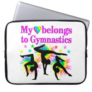 DREAMING OF GYMNASTICS LAPTOP SLEEVE