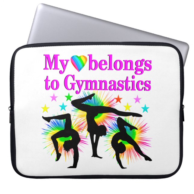 DREAMING OF GYMNASTICS LAPTOP SLEEVE (Front)
