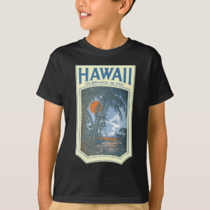 Dreaming of Hawaii Kid's dark short sleeve T-Shirt