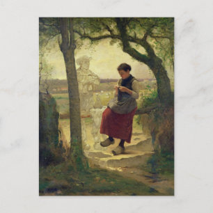 Dreaming of her Love, 1901 Postcard