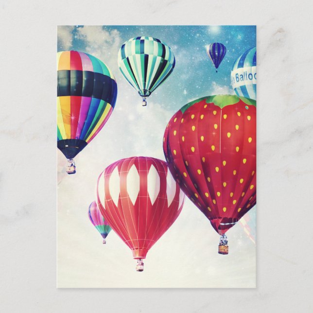 Dreaming of Hot Air Balloons Postcard (Front)