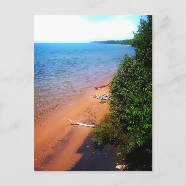 Dreaming of Lake Michigan Postcard (Front)