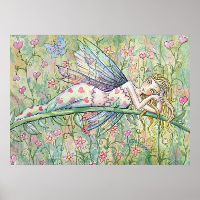 Dreaming of My Valentine Fairy Poster (Front)