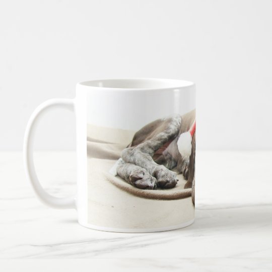 Dreaming of Santa - German Shorthair Puppy Coffee Mug
