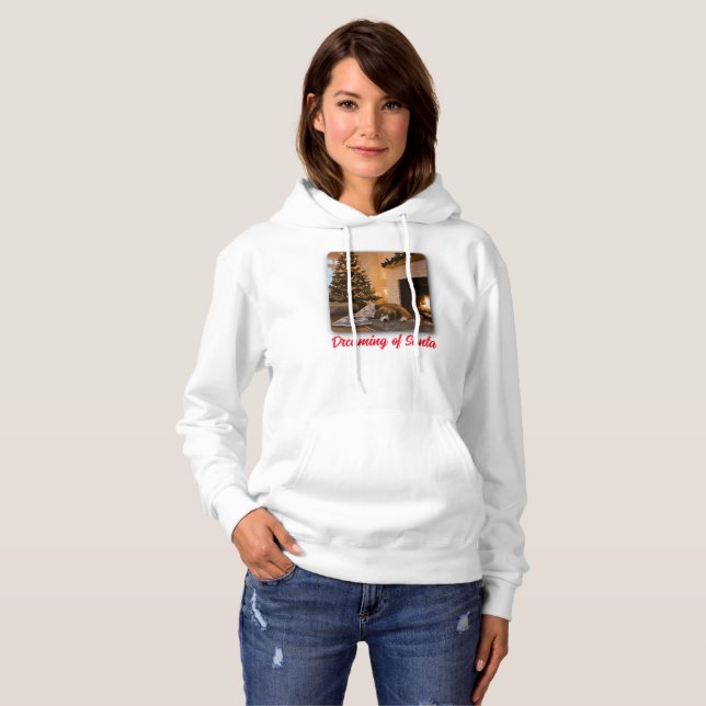 Dreaming of Santa Hoodie (Front Full)