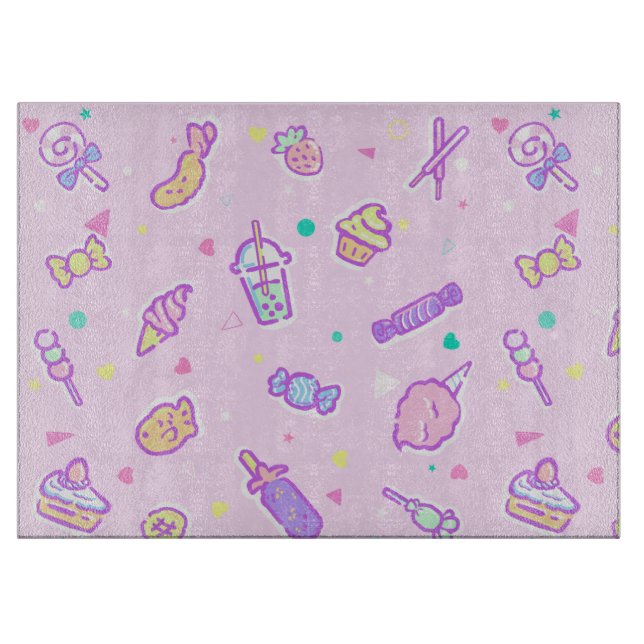 Dreaming of Summer Snacks Cutting Board (Front)