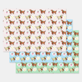 Dreaming of Tennis Balls set Wrapping Paper Sheet