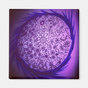 Dreaming of the purple moon magnet