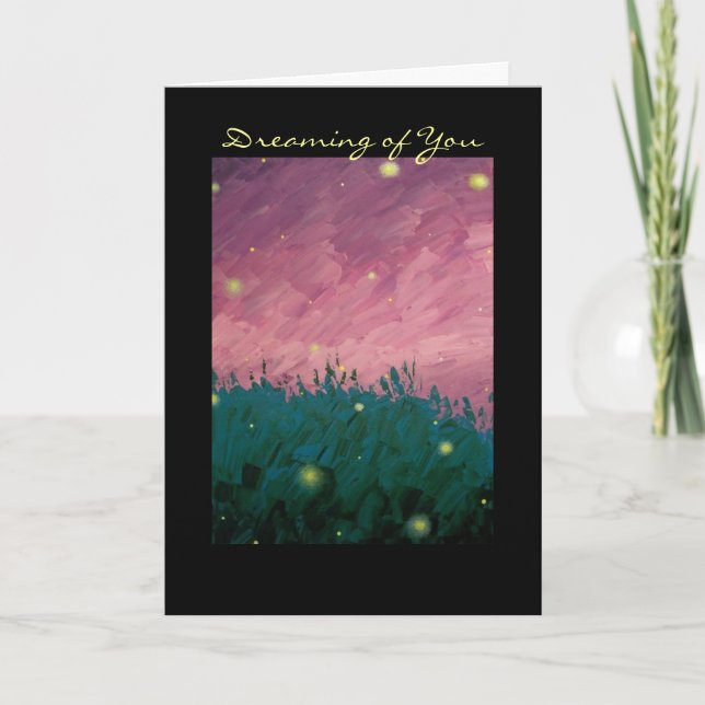 Dreaming of You Greeting Card (Front)