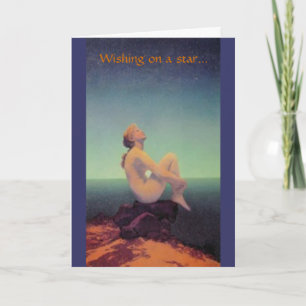 "...dreaming of you" Maxfield Parrish card