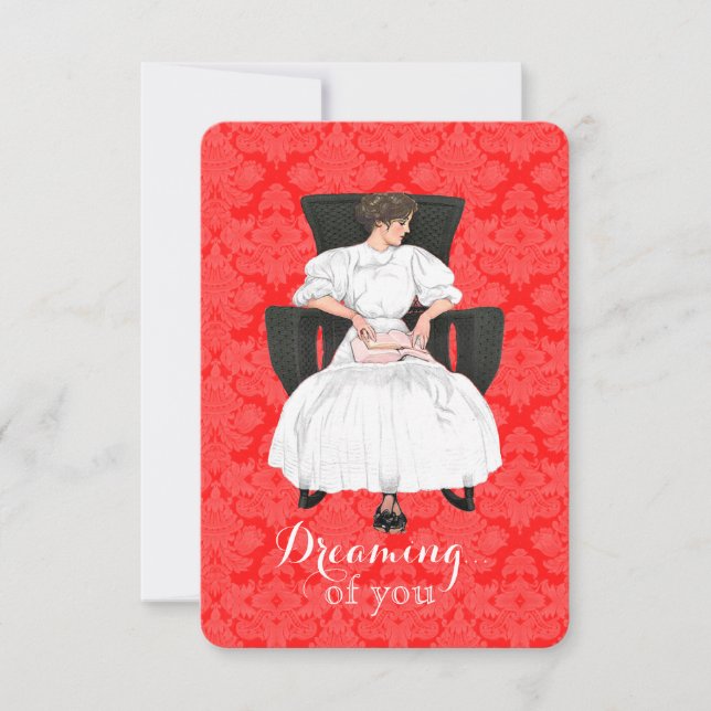 Dreaming of You Valentine Invitation (Front)