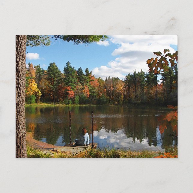 Dreaming on the Dock Postcard (Front)