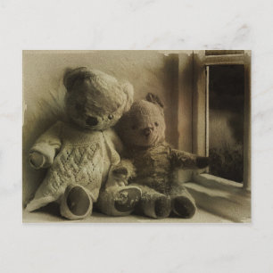 Dreaming Teddy Bears Postcard