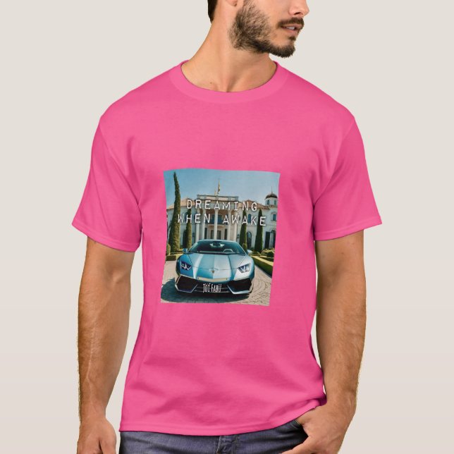Dreaming When Awake Album Merch Sports Car Big Hou T-Shirt (Front)