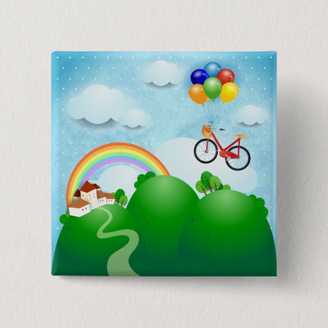 Dreamland 15 Cm Square Badge (Front)