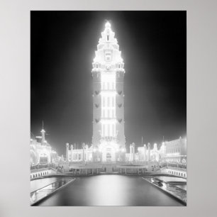 Dreamland at Coney Island, 1905. Vintage Photo Poster