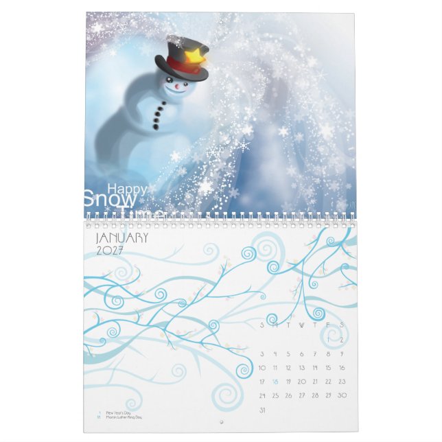 Dreamland Calendar (Jan 2027)