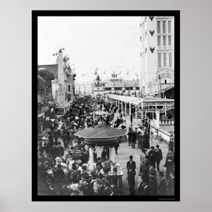 Dreamland, Coney Island, New York City 1912 Poster