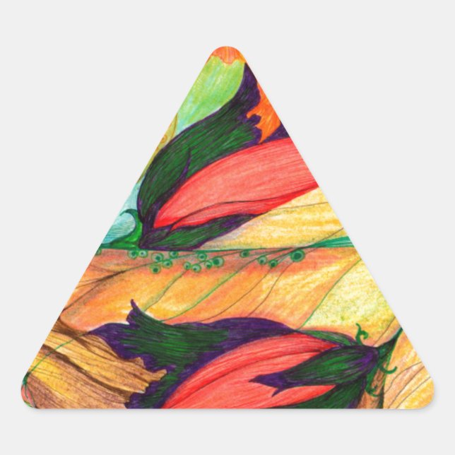 Dreamland Triangle Sticker (Front)