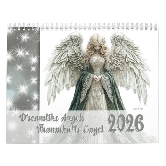 Dreamlike Angels – Traumhafte Engel 2026  Calendar (Cover)