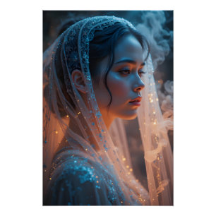 Dreamlike Veiled Profile Poster