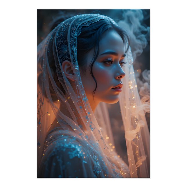 Dreamlike Veiled Profile Poster (Front)