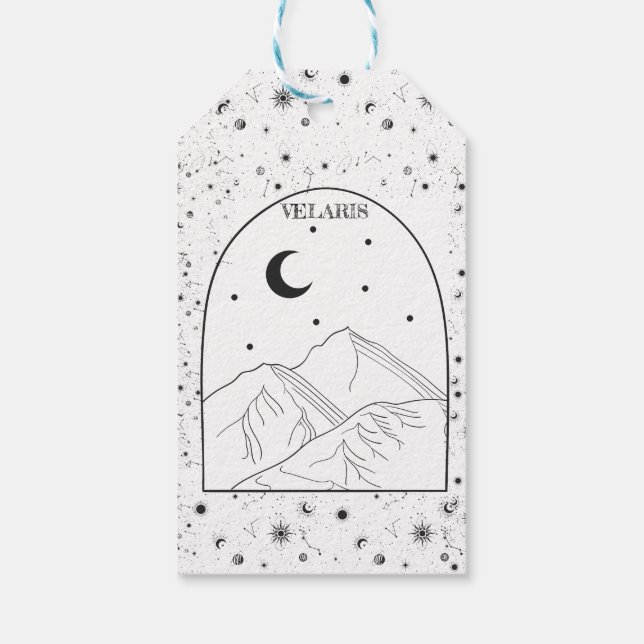 Dreamlike Velaris Window  Gift Tags (Back)