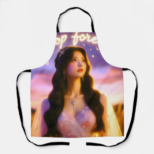 Dreams and Stars: Celebrating K-Pop Forever Apron