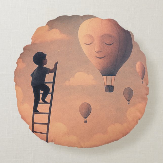 Dreams are round cushion (Front)